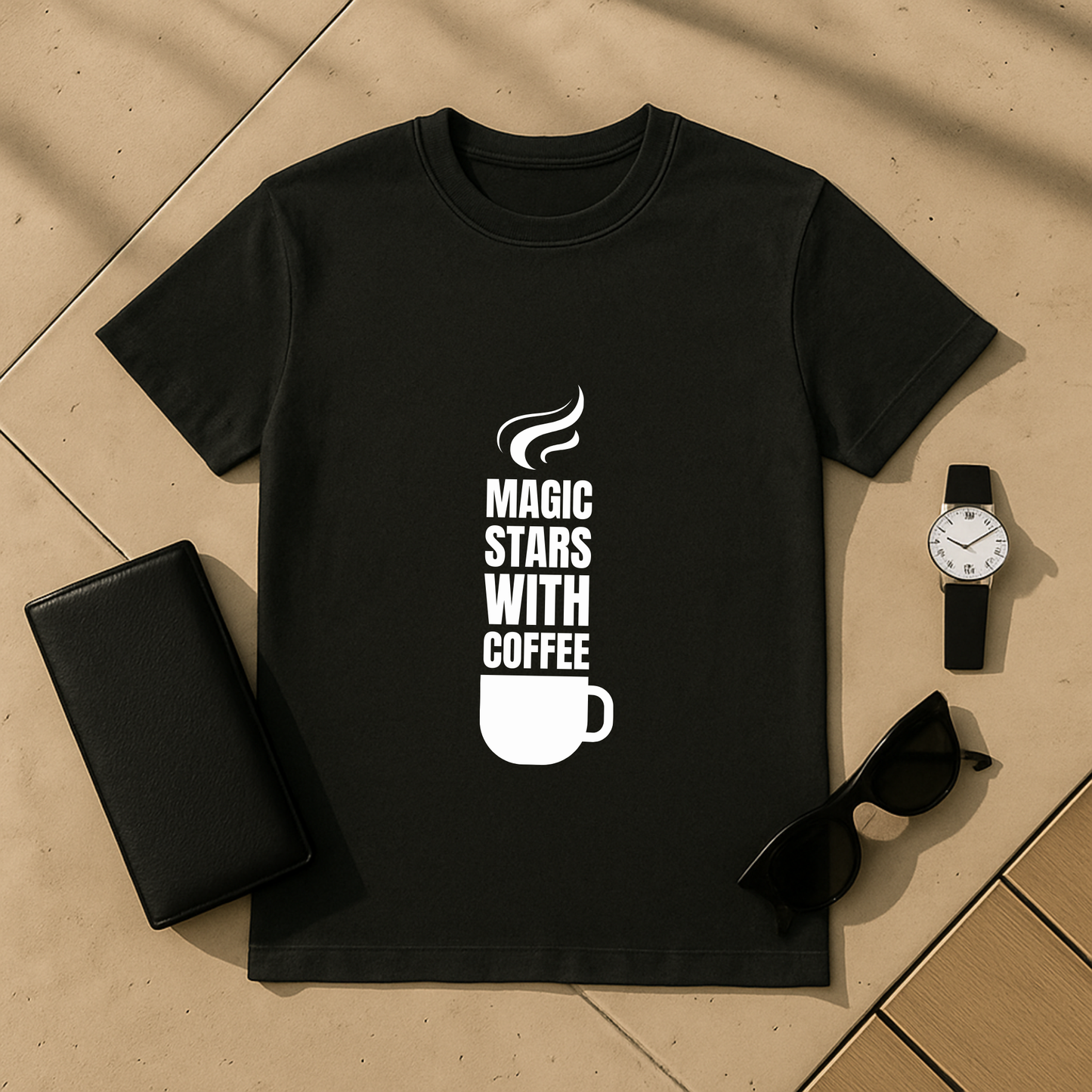 Magic Stars With Coffee T-Shirt