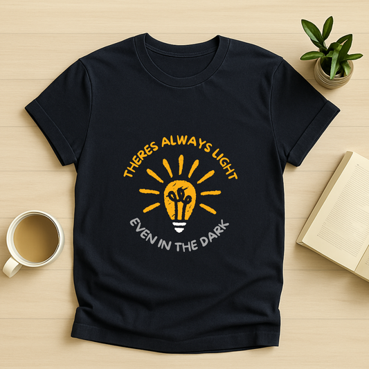 There's Always Light Even in the Dark T-Shirt