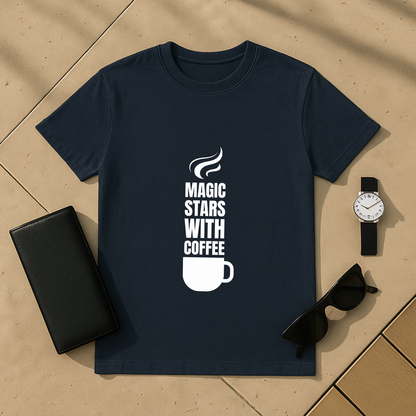 Magic Stars With Coffee T-Shirt