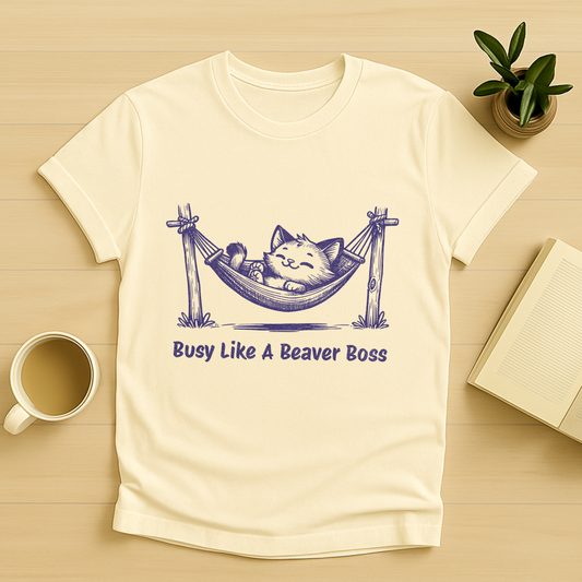Busy Like a Beaver Boss T‑Shirt