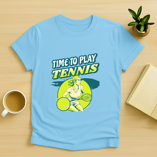 Time to Play Tennis T‑Shirt