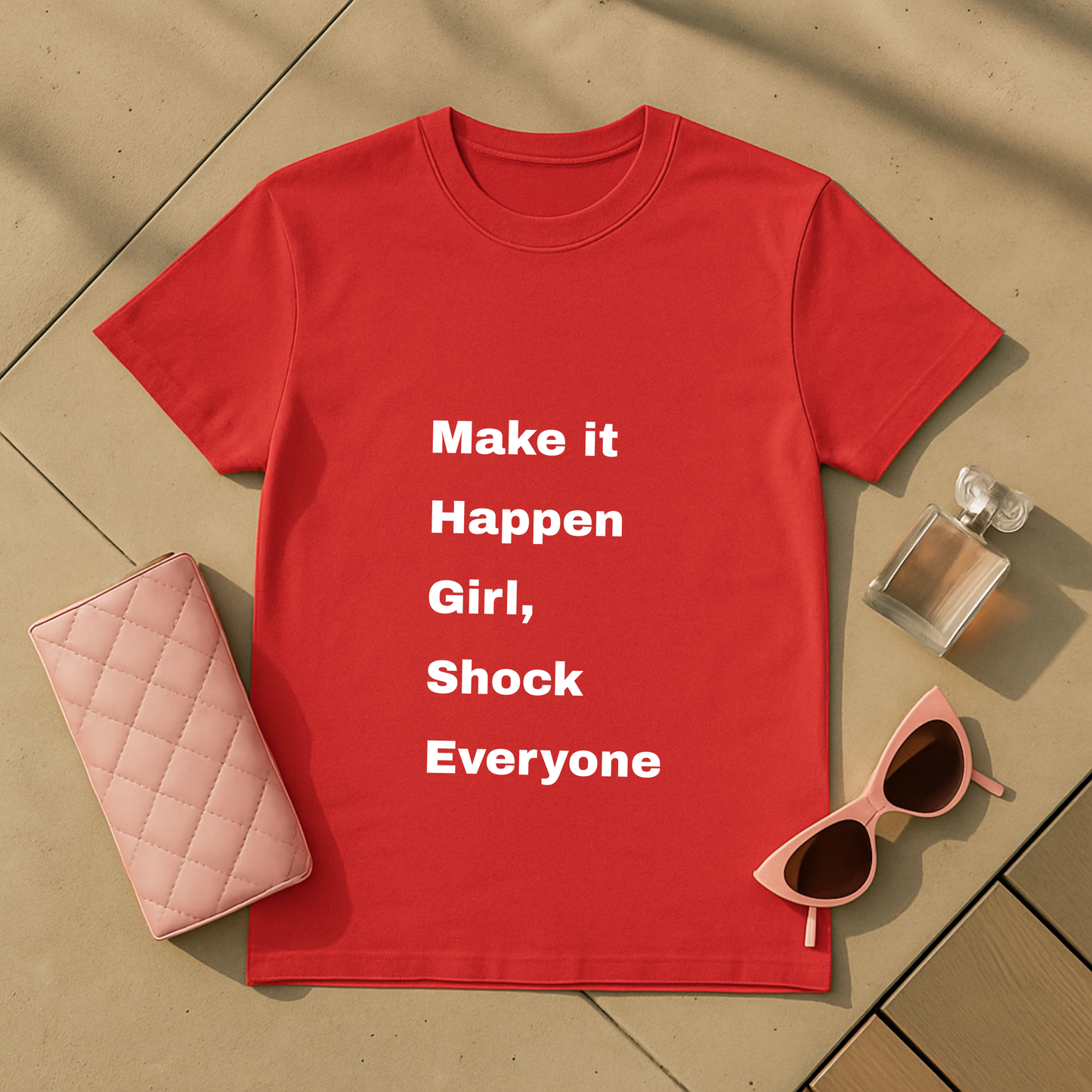 Make it Happen Girl Shock Everyone T-Shirt