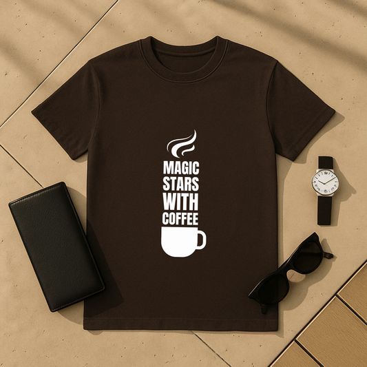Magic Stars With Coffee T-Shirt