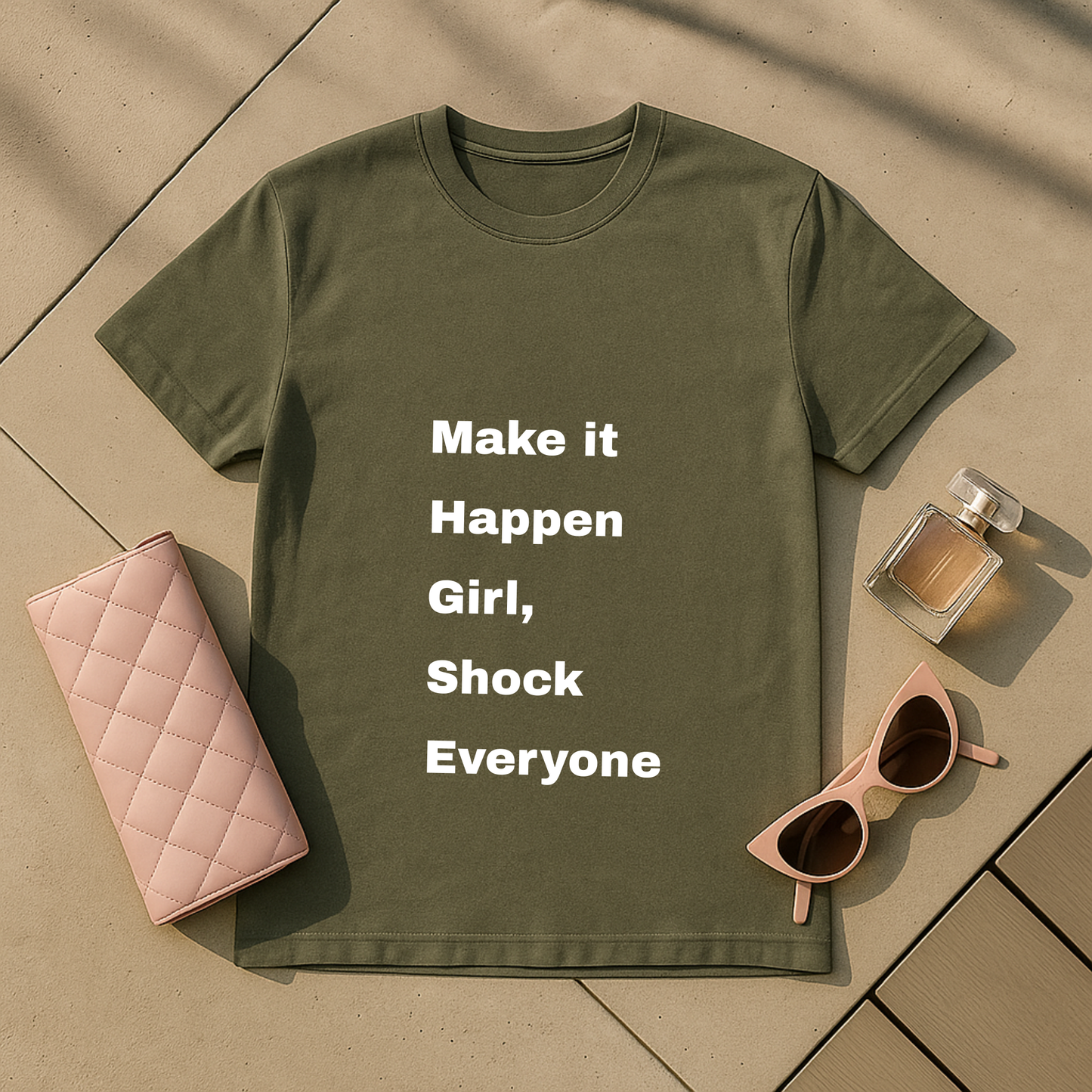 Make it Happen Girl, Shock Everyone T-Shirt