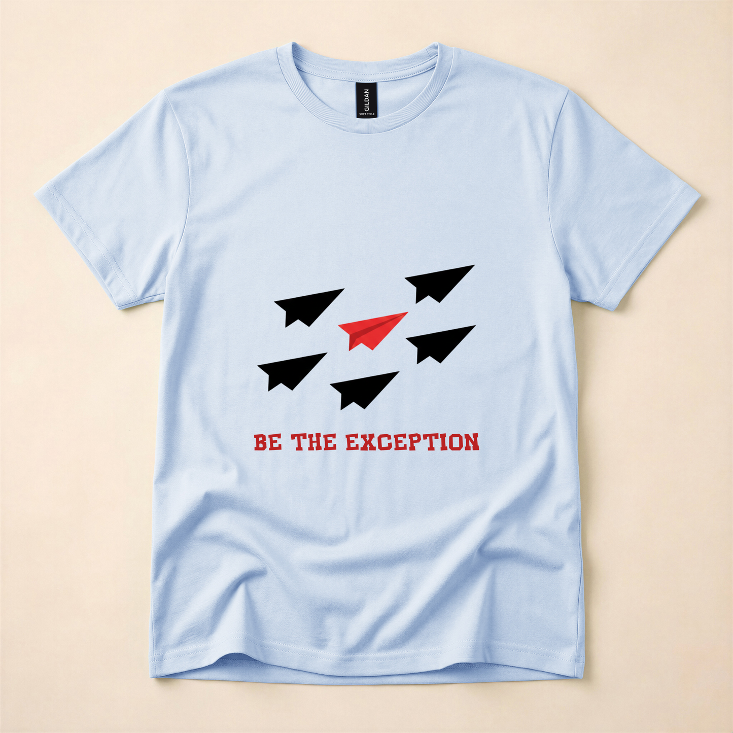 Be The Exception Paper Plane T-Shirt