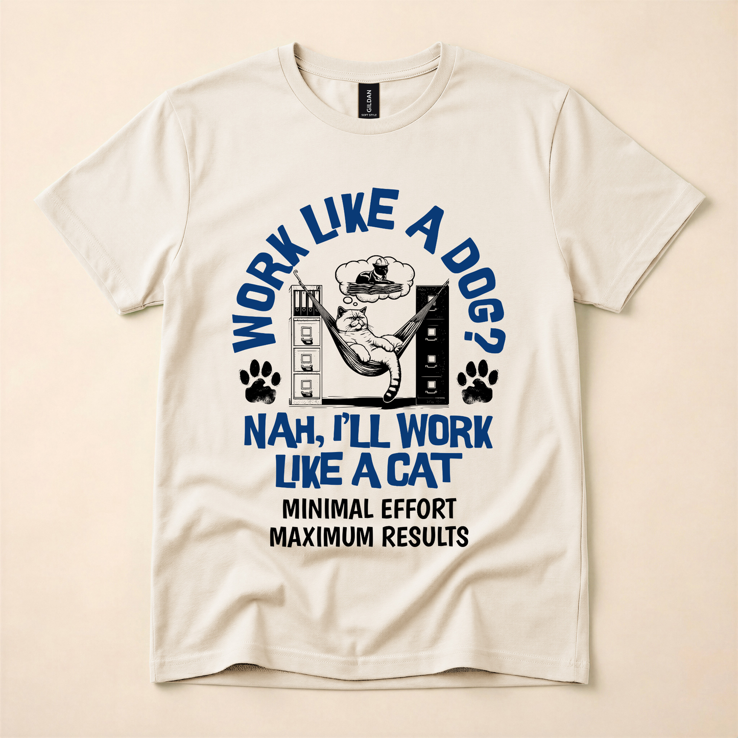 Work Like a Cat T-Shirt