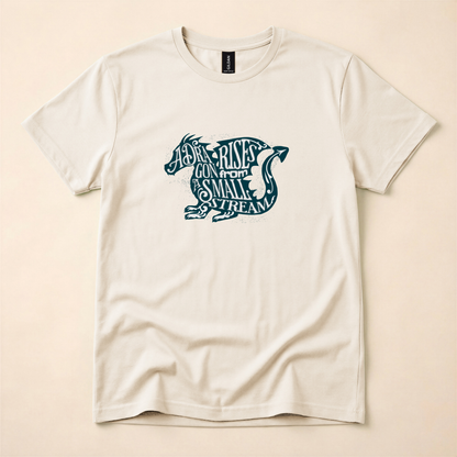 A Dragon Rises From a Small Stream T-Shirt