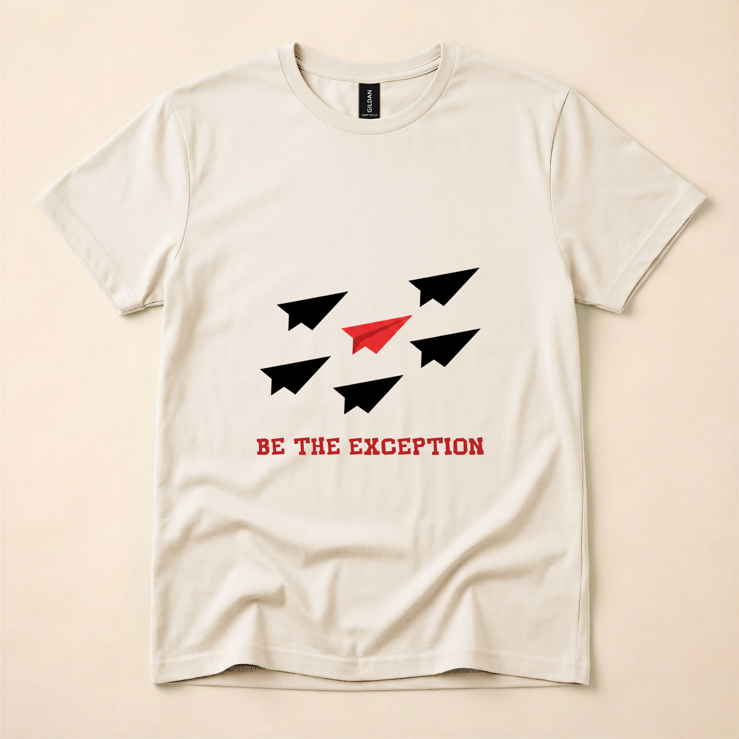 Be The Exception Paper Plane T-Shirt