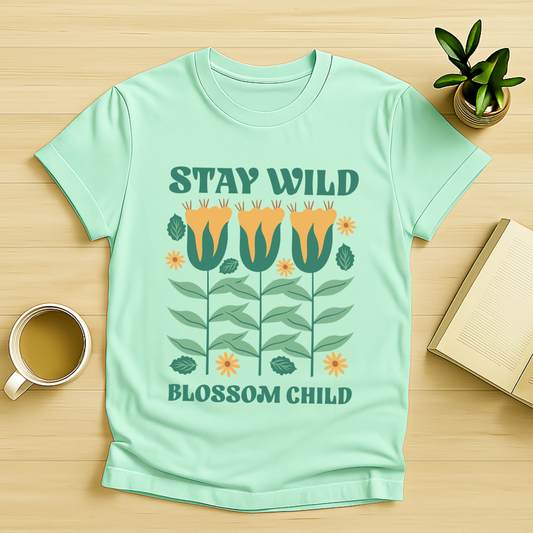 Stay Wild Blossom Child T-Shirt