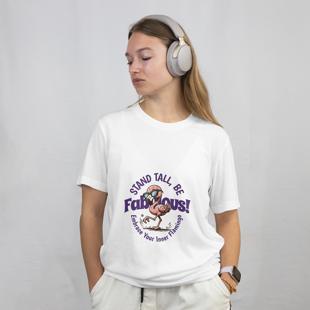 Stand Tall, Be Fabulous! Embrace Your Inner Flamingo T-Shirt