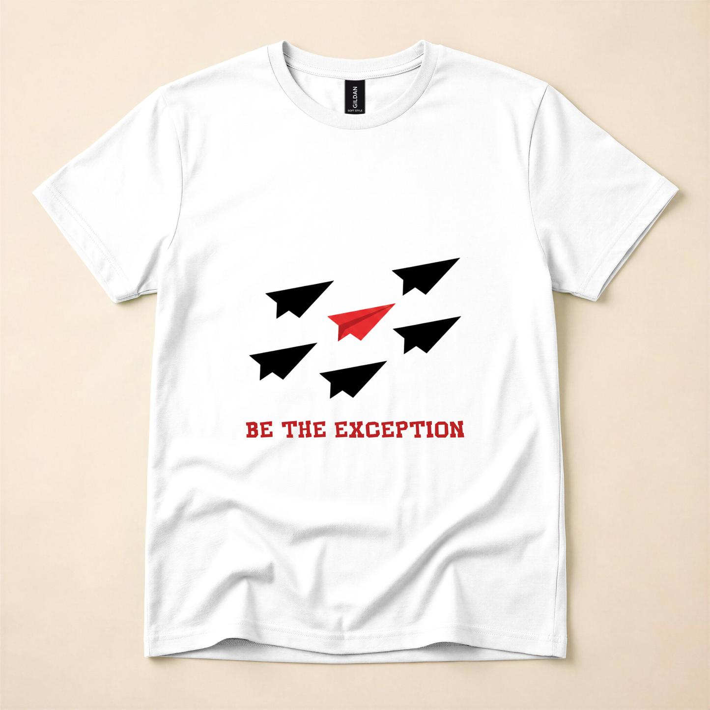 Be The Exception Paper Plane T-Shirt