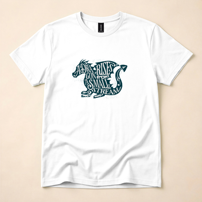 A Dragon Rises From a Small Stream T-Shirt
